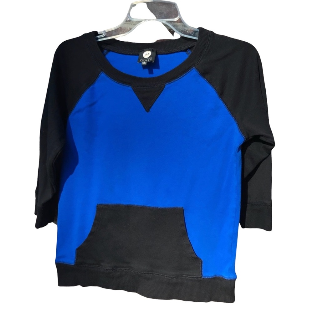 Jones New York Women’s Cropped 3/4 Sleeve Sweatshirt Size Small
